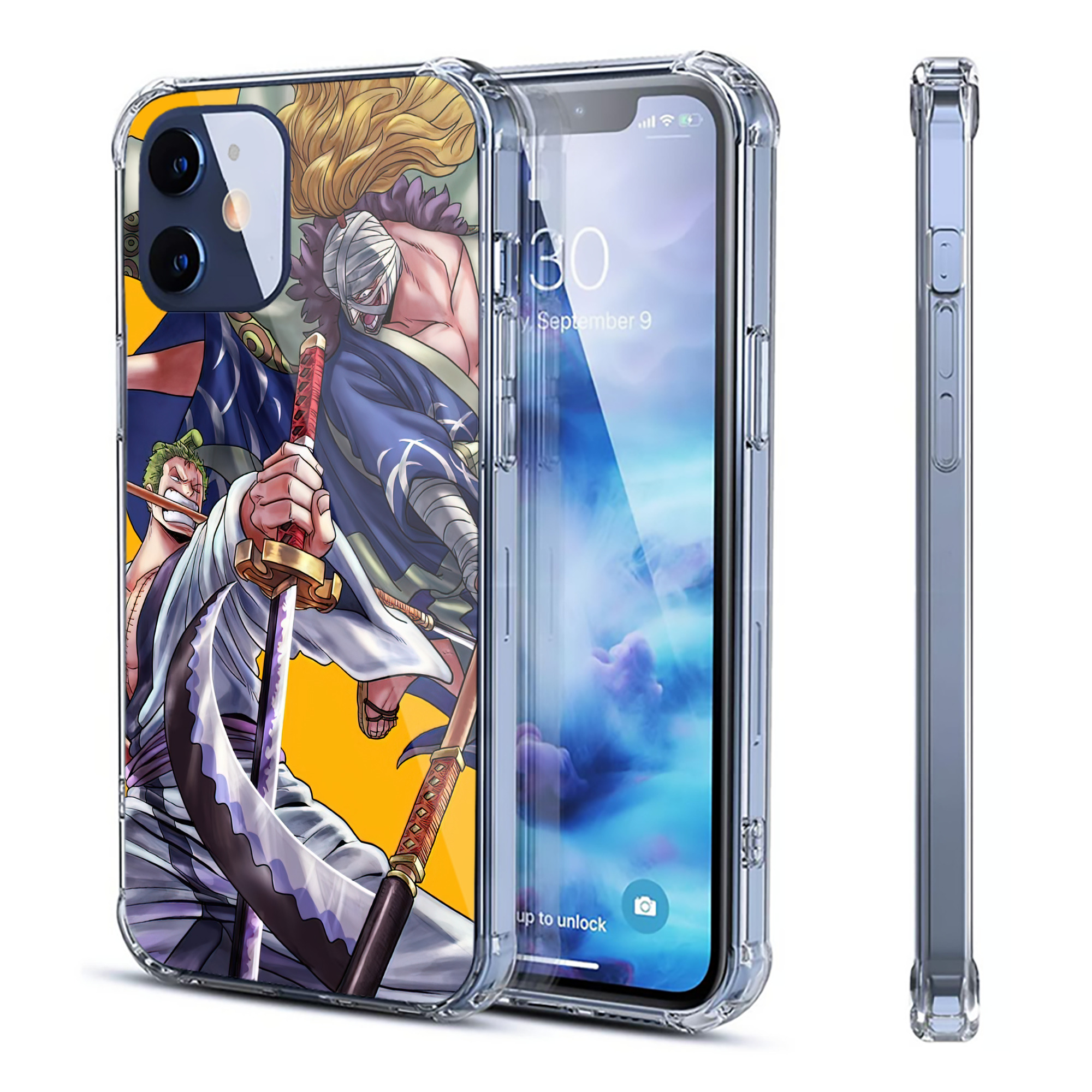 （画像用） ワンピース ONE PIECE 【iPhone 12シリーズ対応】透明スマホケース（クリアソフトケース）
